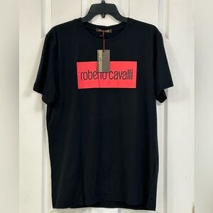 2113- Roberto Cavalli XL Men's T-Shirt Short Sleeve NWT
